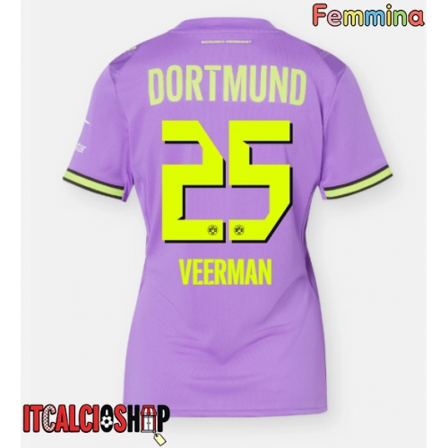 Borussia Dortmund Joey Veerman #25 Terza Maglia Femmina 2026-27 Manica Corta